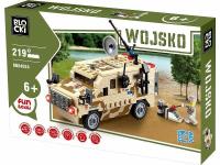 Okładka książki Klocki Blocki Wojsko Samochód zwiadowczy 219 elementów