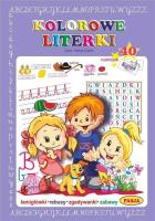 Kolorowe Literki. Autor: Halina Gołek. SmakLiter.pl Okładka książki Kolorowe Literki