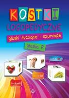 Okładka książki Kostki logopedyczne - głoski syczące...głoska r