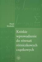 Okładka książki Krótkie wprowadzenie do równań różniczkowych cząstkowych
