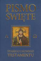 Pismo Święte Starego i Nowego Testamentu granat. Autor: ks. bp Kazimierz Romaniuk. SmakLiter.pl Okładka książki Pismo Święte Starego i Nowego Testamentu granat