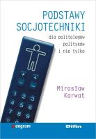 Podstawy socjotechniki. Autor: Karwat Mirosław. SmakLiter.pl Okładka książki Podstawy socjotechniki