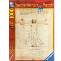 Opakowanie Puzzle  1000 EL. Da Vinci, Człowiek