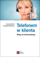 Telefonem w klienta. Autor: Kućmierowski Sylwester. SmakLiter.pl Okładka książki Telefonem w klienta
