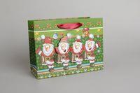 Okładka książki Torebka Świąteczna 3D Pozioma Mała - mix wzorów