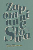 Okładka książki Zapomniane słowa