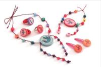 Okładka książki Zestaw biżuterii drewnianej ptaszki