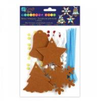 Opakowanie Zestaw kreatywny Świąteczne pierniczki z filcu