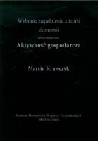 Aktywność gospodarcza. Autor: Krawczyk Marcin. SmakLiter.pl Okładka książki Aktywność gospodarcza