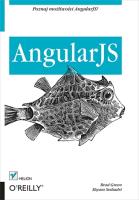 AngularJS. Autor: Brad Green, Shyam Seshadri. SmakLiter.pl Okładka książki AngularJS