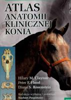 Atlas anatomii klinicznej konia. Autor: Peter F. Flood, Hilary M. Clayton, Diana S. Rosen. SmakLiter.pl Okładka książki Atlas anatomii klinicznej konia