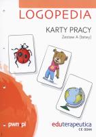 Okładka książki Eduterapeutica Logopedia Karty pracy