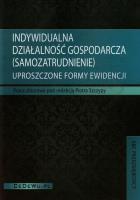 Okładka książki Indywidualna działalność gospodarcza