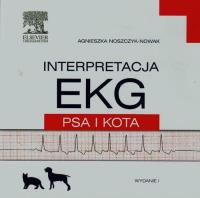 Interpretacja EKG psa i kota. Autor: Noszczyk-Nowak Agnieszka. SmakLiter.pl Okładka książki Interpretacja EKG psa i kota
