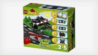Lego Duplo Tory kolejowe. Autor: Duplo. SmakLiter.pl Okładka książki Lego Duplo Tory kolejowe