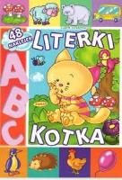 Literki kotka. Autor: Katarzyna Fic. SmakLiter.pl Okładka książki Literki kotka