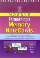 Mosby's Farmakologia Memory NoteCards. Autor: Zerwekh JoAnn, Claborn Jo Carol, Gaglione Tom. SmakLiter.pl Okładka książki Mosby's Farmakologia Memory NoteCards