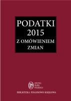Podatki 2015. Autor: Świąder Bogdan. SmakLiter.pl Okładka książki Podatki 2015