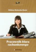 Pracownik biura rachunkowego EKONOMIK. Autor: Elżbieta Bolewska-Kocór. SmakLiter.pl Okładka książki Pracownik biura rachunkowego EKONOMIK