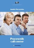 Pracownik call center EKONOMIK. Autor: Amelia Marczyńska. SmakLiter.pl Okładka książki Pracownik call center EKONOMIK