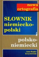 Słownik niemiecko-polski i polsko-niemiecki. Autor: Bender Anna, Żak Krzysztof. SmakLiter.pl Okładka książki Słownik niemiecko-polski i polsko-niemiecki
