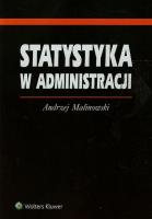 Okładka książki Statystyka w administracji