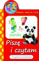 Zmywalna książeczka Mali geniusze. Piszę i czytam. Autor: Wiśniewska Anna. SmakLiter.pl Okładka książki Zmywalna książeczka Mali geniusze. Piszę i czytam