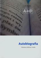 Opakowanie Autobiografia Literatura Media 1/2013