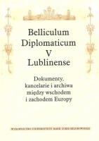 Okładka książki Belliculum Diplomaticum V Lublinense