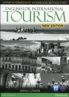 English for International Tourism Upper Intermediate Workbook + CD. Autor: Cowper Anna. SmakLiter.pl Okładka książki English for International Tourism Upper Intermediate Workbook + CD