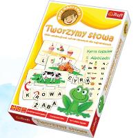 Gra - Tworzymy słowa TREFL. Autor: 01124. SmakLiter.pl Okładka książki Gra - Tworzymy słowa TREFL