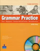 Grammar Practice for Upper Intermediate Students with key + CD. Autor: Steve Elsworth, Elaine F. Walker. SmakLiter.pl Okładka książki Grammar Practice for Upper Intermediate Students with key + CD
