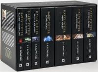 Harry Potter - siedmiopak. Czarna edycja BR. Autor: J. K. Rowling. SmakLiter.pl Okładka książki Harry Potter - siedmiopak. Czarna edycja BR