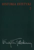 Okładka książki Historia estetyki Tom 2