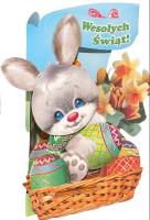 Okładka książki KARNET 3D WIELKANOC ZAJACZEK PISANKI 6380-ALIGATOR