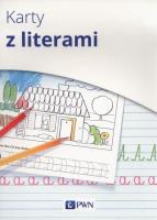 Karty z literami i Karty matematyczne. Autor: Głuszniewska Aneta. SmakLiter.pl Okładka książki Karty z literami i Karty matematyczne