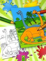 Okładka książki Kolorowanka Dinozaury