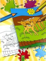 Okładka książki Kolorowanka Dzikie zwierzęta