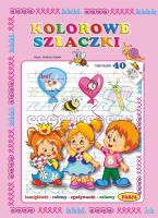 Kolorowe szlaczki. Autor: Halina Gołek. SmakLiter.pl Okładka książki Kolorowe szlaczki