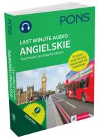 Okładka książki Last Minute audio. Angielski rozmówki PONS
