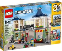 Lego Creator Sklep z zabawkami i owocami 3 w 1. Autor: Creator. SmakLiter.pl Okładka książki Lego Creator Sklep z zabawkami i owocami 3 w 1