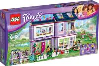 Lego Friends Dom Emmy. Autor: JEROEN VAN VEEN AND FRIENDS. SmakLiter.pl Okładka książki Lego Friends Dom Emmy