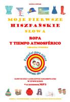 Okładka książki Moje pierwsze hiszpańskie słowa - Ubrania i pogoda