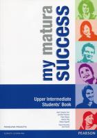 Okładka książki My Matura Success Upper Intermed. SB w.wieloletnia