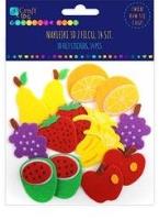 Okładka książki Naklejki z filcu - Owoce 14 szt