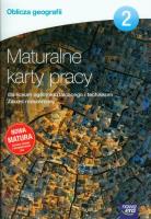 Okładka książki Oblicza geografii 2 Maturalne karty pracy Zakres rozszerzony Szkoła ponadgimnazjalna LO 2 KR ZR NPP