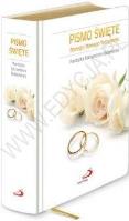 Okładka książki Pismo Św. ST i NT Ślub złocone brzegi kartek (OT)