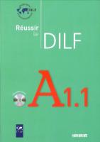 Okładka książki Réussir le DILF A1.1- livre + CD