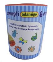 Stemple ozdobne. Wydawca: Adamigo. SmakLiter.pl Opakowanie Stemple ozdobne