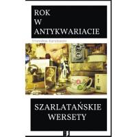 Szarlatańskie wersety. Autor: Stanisław Karolewski. SmakLiter.pl Okładka książki Szarlatańskie wersety